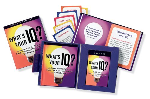 Imagen de archivo de What's Your IQ Activity Kit (Book and Card Deck) (Petites Plus) a la venta por Wonder Book