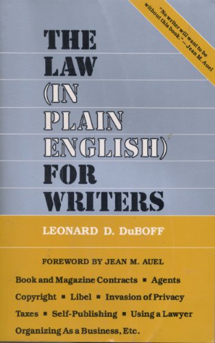 Imagen de archivo de The law (in plain English) for writers a la venta por Half Price Books Inc.