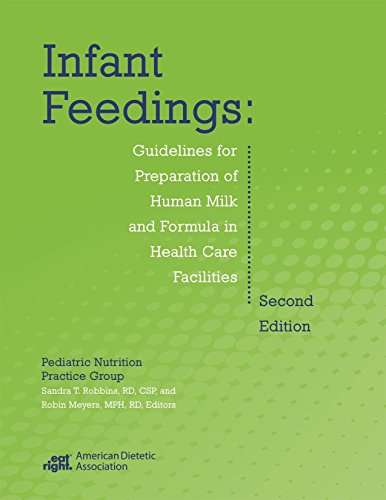 Beispielbild fr Infant Feedings : Guidelines for Preparation of Human Milk and Formula in Health Care Facilities zum Verkauf von Better World Books