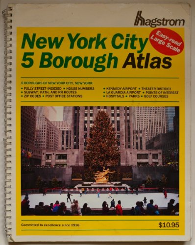 Stock image for Hagstrom New York City Five Borough Atlas, Large Scale Edition for sale by Wonder Book