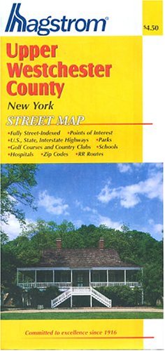 Stock image for Hagstrom Upper Westchester County New York: Street Map for sale by ZBK Books