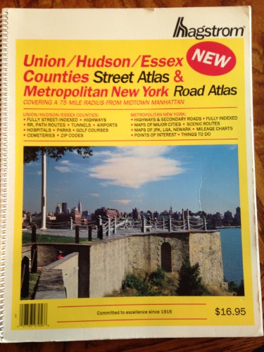 Stock image for Union County, Hudson County, Essex County, Metropolitan New York City Atlas for sale by Your Online Bookstore