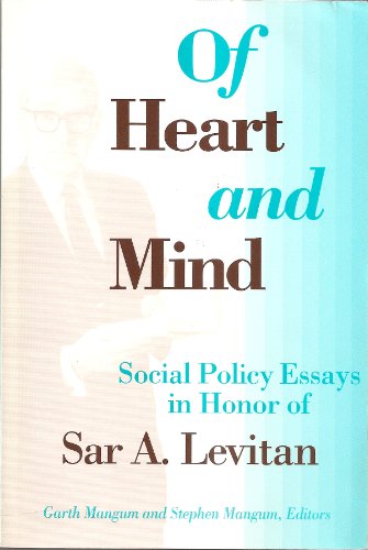 Stock image for Of Heart and Mind : Social Policy Essays in Honor of Sar Levitan for sale by Works on Paper
