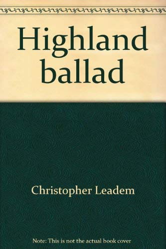 Imagen de archivo de Highland ballad a la venta por HPB Inc.