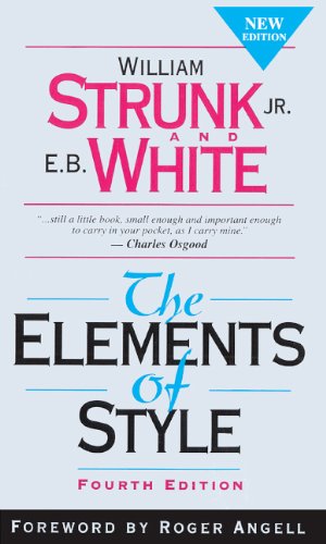 Stock image for The Elements of Style, Fourth Edition for sale by SecondSale