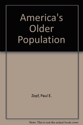 Beispielbild fr America's Older Population zum Verkauf von Better World Books Ltd