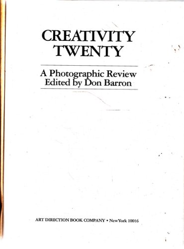 Stock image for Creativity Twenty for sale by Visible Voice Books