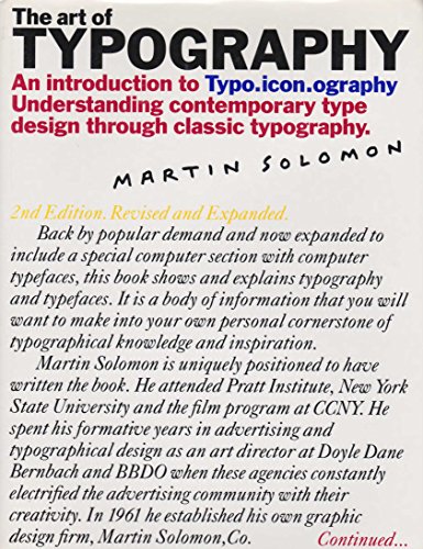 Beispielbild fr Art of Typography zum Verkauf von The Maryland Book Bank