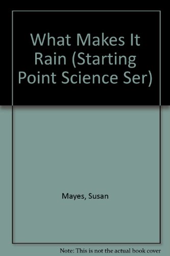 Stock image for What Makes It Rain? (Usborne Starting Point Science) for sale by Irish Booksellers