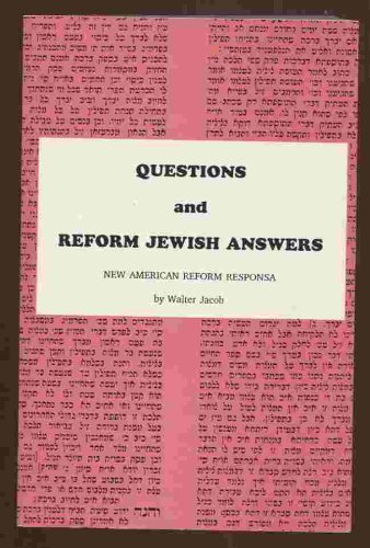 Beispielbild fr Questions and Reform Jewish Answers : New American Reform Response zum Verkauf von Better World Books