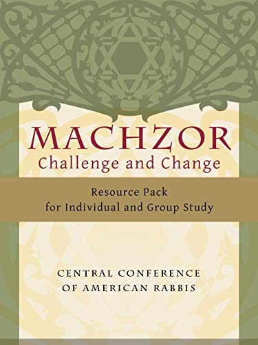Stock image for Machzor: Challenge and Change. Resource Pack for Individual and Group Study. for sale by Henry Hollander, Bookseller