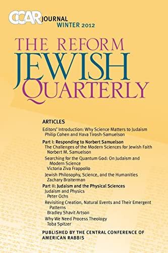 Stock image for Ccar Journal, the Reform Jewish Quarterly Winter 2012: Judaism and Science for sale by Lucky's Textbooks