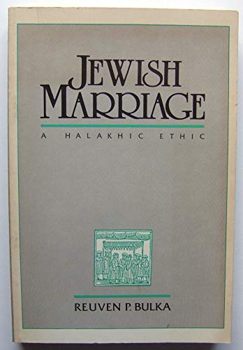 Stock image for Jewish Marriage: A Halakhic Ethic. for sale by Henry Hollander, Bookseller