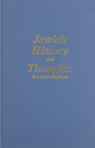 9780881254037: Jewish History and Thought: An Introduction