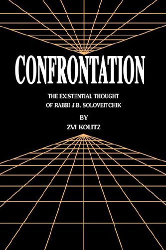 9780881254310: Confrontation: The Existential Thought of Rabbi J.B. Soloveitchik