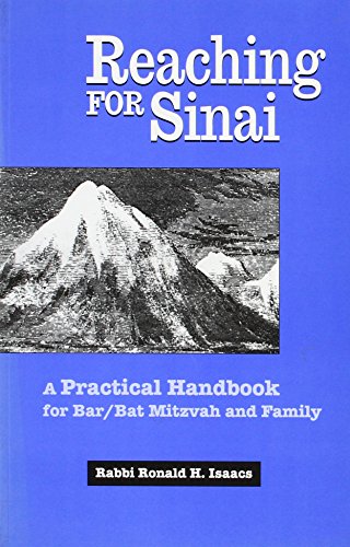 Beispielbild fr Reaching for Sinai: A Practical Handbook for Bar/ Bat Mitzvah and Family (English and Hebrew Edition) zum Verkauf von HPB-Emerald