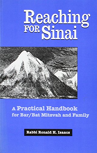 Stock image for Reaching for Sinai: A Practical Handbook for Bar/ Bat Mitzvah and Family (English and Hebrew Edition) for sale by HPB-Emerald