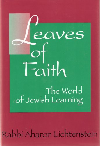9780881256673: Leaves of Faith: The World of Jewish Learning (1)