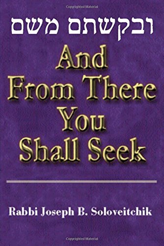 Stock image for And from There You Shall Seek (Meotzar Horav) for sale by PlumCircle