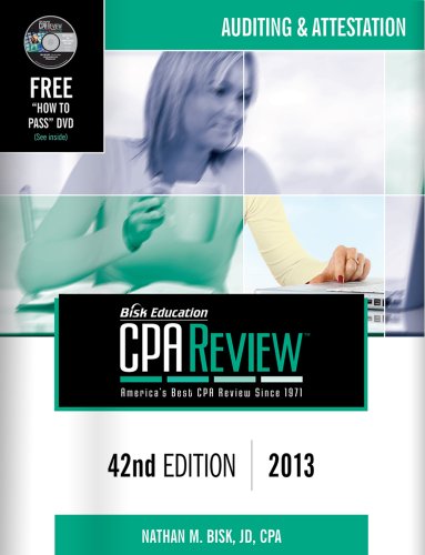 Imagen de archivo de Bisk CPA Review, 42nd Edition, AUD Volume a la venta por Better World Books
