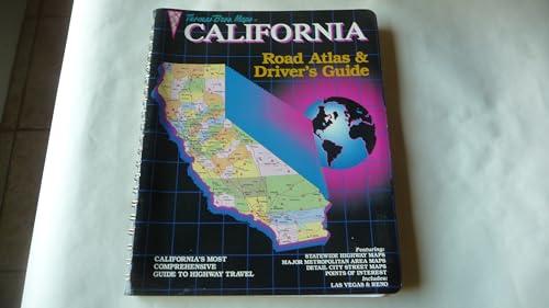 Beispielbild fr California Road Atlas and Driver's Guide : 1988 Edition zum Verkauf von Better World Books: West