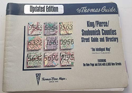 King, Pierce, and Snohomish counties street guide and directory (9780881304404) by Unknown Author