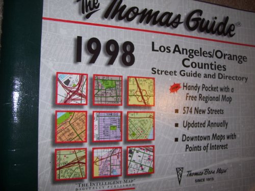 9780881308761: Los Angeles Orange Counties Street Guide and Directory: 1998