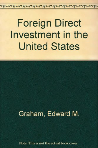 Stock image for Foreign direct investment in the United States for sale by Wonder Book