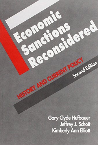 9780881321364: Economic Sanctions Reconsidered: History and Current Policy
