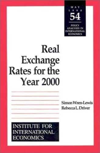 Stock image for Real Exchange Rates for the Year 2000 (Policy Analyses in International Economics) for sale by Chiron Media