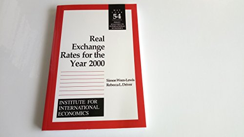 Stock image for Real Exchange Rates for the Year 2000 (Policy Analyses in International Economics) for sale by Chiron Media