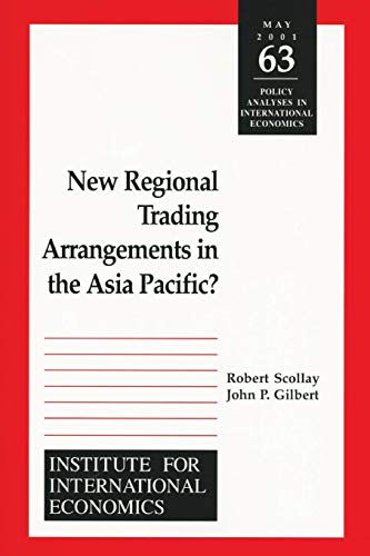 9780881323023: New Regional Trading Arrangements in the Asia Pacific?: 63