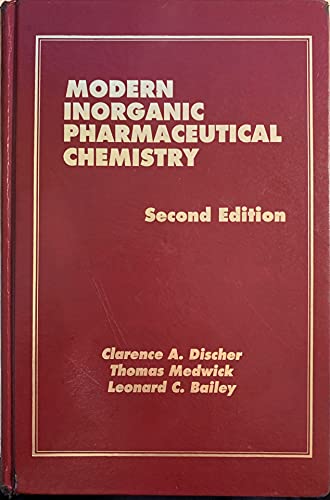 Imagen de archivo de Modern Inorganic Pharmaceutical Chemistry a la venta por -OnTimeBooks-