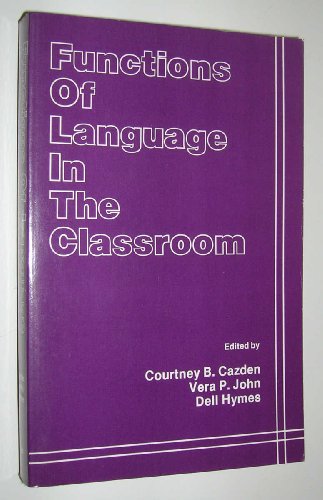 Stock image for Functions of Language in the Classroom for sale by GoldenDragon
