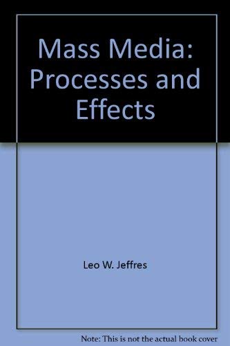 9780881331929: Mass media: Processes and effects