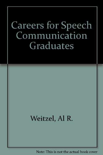 Stock image for Careers for Speech Communication Graduates for sale by HPB Inc.