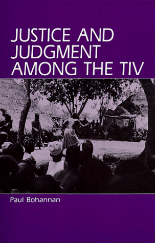 9780881334593: Justice and Judgment Among the Tiv