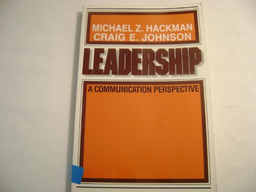 Beispielbild fr Leadership : A Communication Perspective zum Verkauf von Better World Books