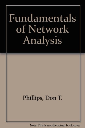 Beispielbild fr Fundamentals of Network Analysis zum Verkauf von ThriftBooks-Dallas