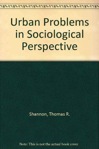 Beispielbild fr Urban Problems in Sociological Perspective zum Verkauf von HPB-Red