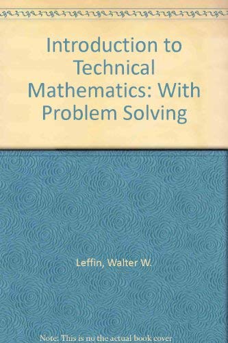 Beispielbild fr Introduction to Technical Mathematics: With Problem Solving zum Verkauf von A Team Books