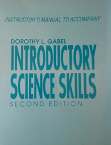 Imagen de archivo de Instructor's manual to accompany Introductory science skills a la venta por HPB-Red