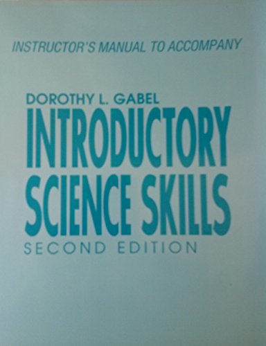 Stock image for Instructor's manual to accompany Introductory science skills for sale by HPB-Red