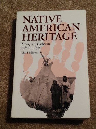 Imagen de archivo de Native American Heritage a la venta por ThriftBooks-Dallas