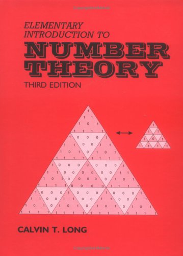 Imagen de archivo de Elementary Introduction to Number Theory a la venta por Better World Books