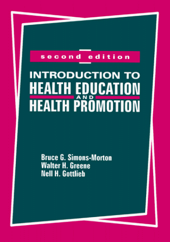 9780881338454: Introduction to Health Education and Health Promotion