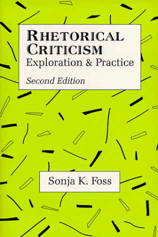 Beispielbild fr Rhetorical Criticism : Exploration and Practice zum Verkauf von Better World Books