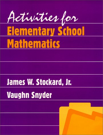 Stock image for Activities for Elementary School Mathematics for sale by Wonder Book