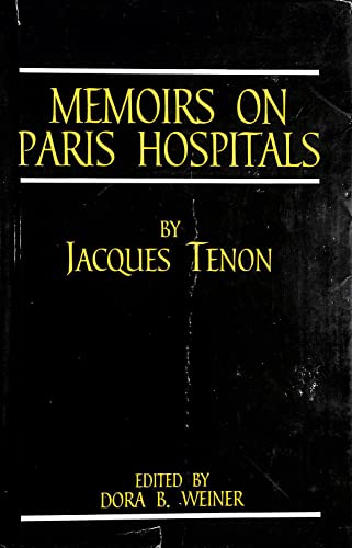 9780881350746: Memoirs of Paris Hospitals (Resources in Medical History)