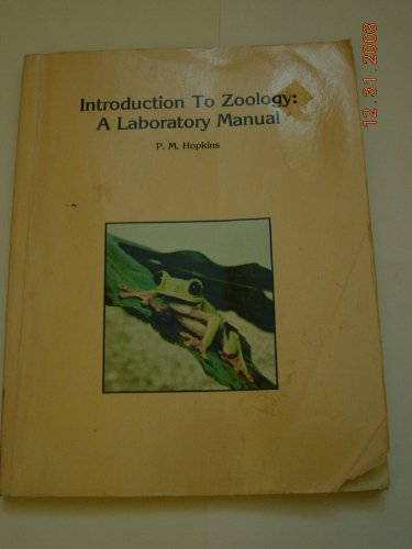 Introduction to Zoology: A Laboratory Manual (9780881360233) by Kerr, J.; Hopkins, P. M.